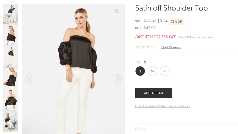 Illustration for article titled Stassi Schroeder’s JustFab Line Is Miraculously More Than Just a Bunch of Off-the-Shoulder Tops